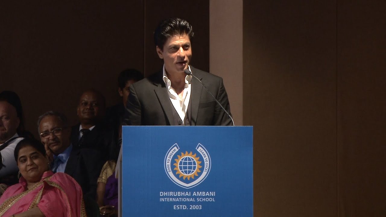 Srk in Dhirubhai Ambani International School